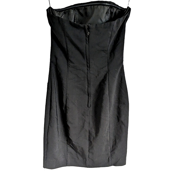 NWT H&M Black Strapless Mini Dress size 4 - Picture 2 of 9